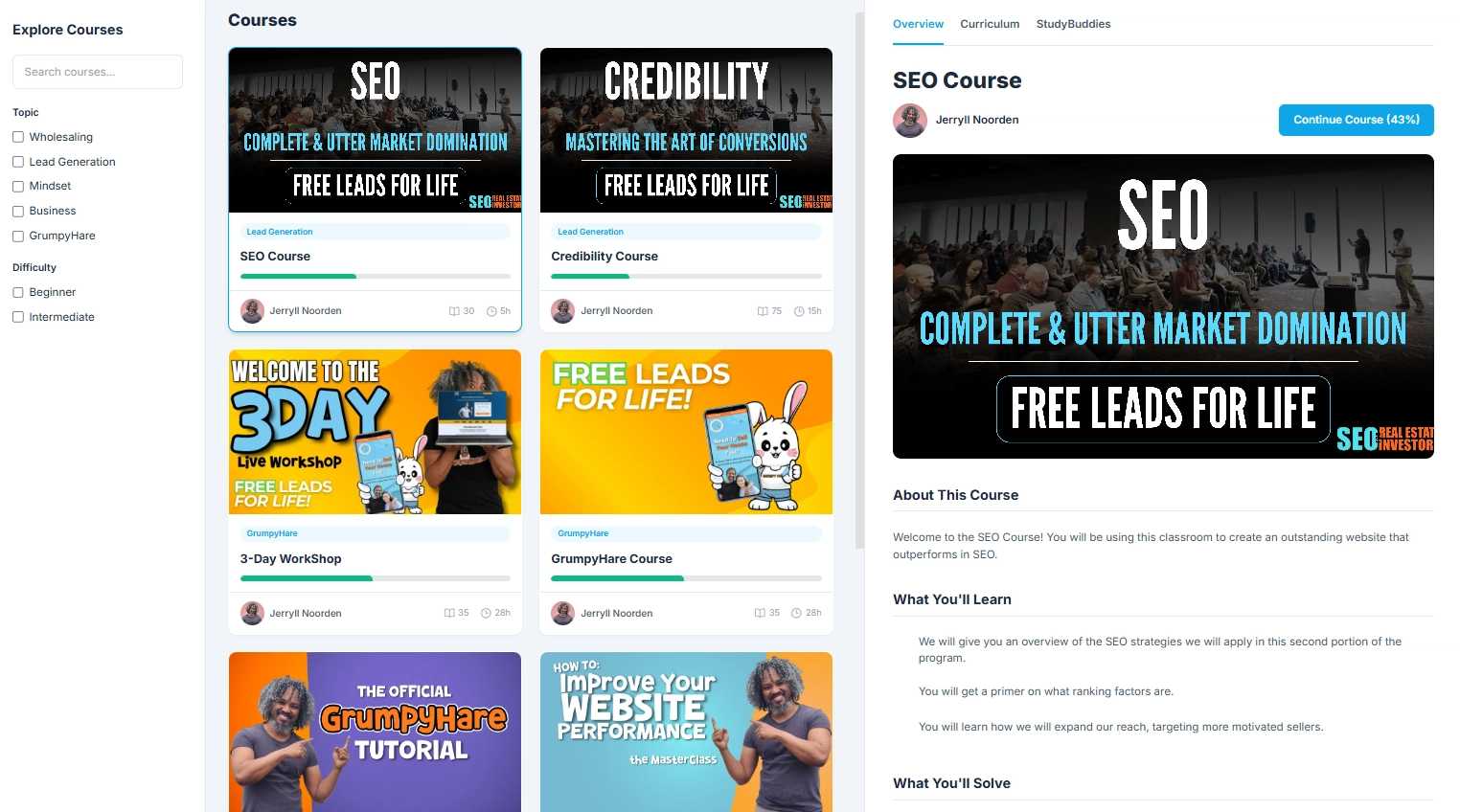 REIU Dashboard Mockup